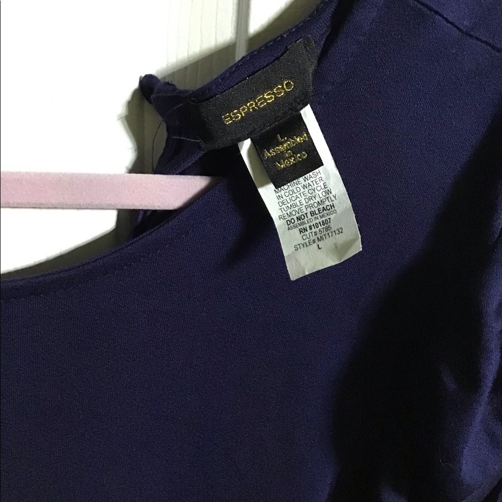 Dark blue blouse